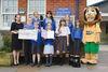 Success: Niton Primary's children celebrate their competition win