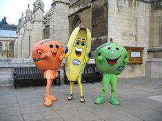 Fruity favourites outside the Houses of Parliament