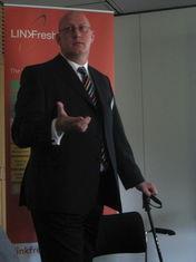 The FPC's Nigel Jenney spoke at the event