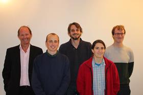 New members of the science team at STC with Dr Martin McPherson left