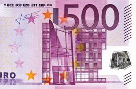 500 euro note detail