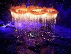 Olympics: a scene from the opening ceremony