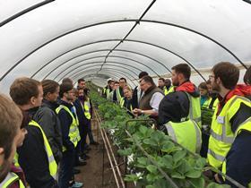 AHDB PhD students visit East Seaton Farm