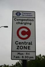 Go West old sign: congestion zones are to extend