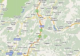 Map Trento Garda