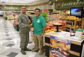South African citrus promotion at US military commissary