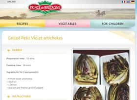 Prince de Bretagne Petit Violet artichokes