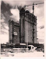Market Towers under construction in 1973