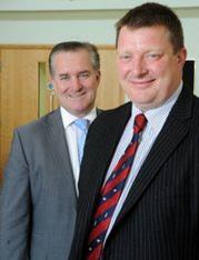 Mark Newton (left) and Neil Sanderson
