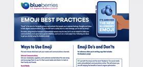 Blueberry Emoji toolkit