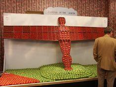 This Flavour of the North tomato display adorned the foyer of the conference hotel