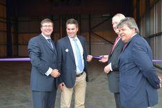The ribbon was cut at the new facility on Wednesday