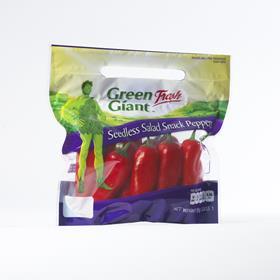 Seedless Salad Snack Peppers Front Green Giant