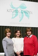 Jenny White, Barbara Moinet and Angela Lloyd-Jones of Kitchen Garden Foods