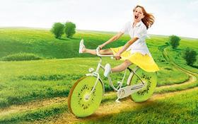 BE Zespri kiwifruit bicycle bike