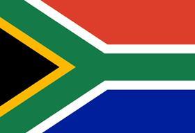 RSA South Africa flag Landscape