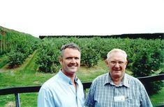 Philip Acock & farm manager Bill Jell