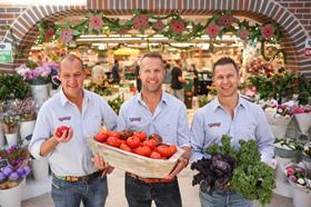 Luke,  Angus and Tristan Harris at the new West End store