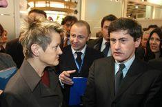Künast with Italian minister of agriculture Giovanni Alemanno