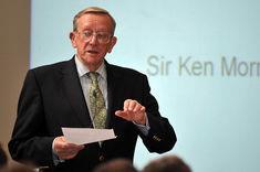 Sir Ken Morrison at the launch of the project