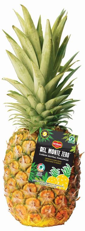 Del Monte carbon-neutral pineapple