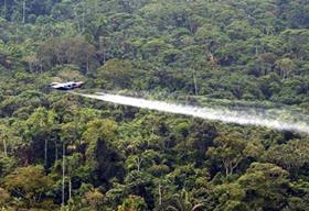 Aerial spraying Colombia