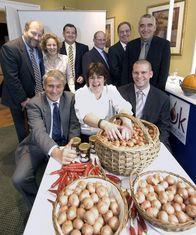 The Shallot Growers Association with celebrity chef Rachel Green (pictured front) are working hard to raise the profile of shallots in the UK.