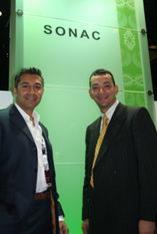 Prag Mistry, left, managing director of Fruitmann with SONAC's Ashraf Abou Ismail