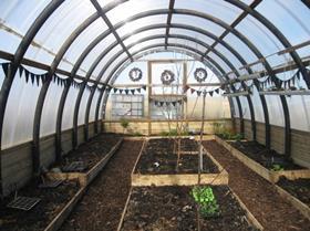 Outer Hebrides polytunnel