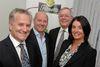 L-r: Mark Newton, managing director Soleco UK; Stephen Rogers, managing director Salads To Go; Louis-Marie Le Coutour, president, Groupe Florette; and Julie Bolton, commercial director, Salads To Go