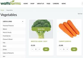 Watts Farms home delivery website