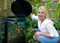 Kim Wilde in the recycled garden