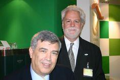 Israel Ben-Tzur, seated, and Don G Stidham, at the recent Fruit Logistica in Berlin