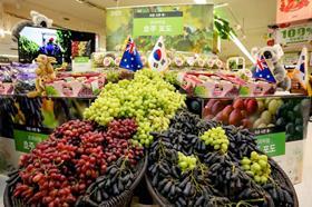 Australia table grapes korea