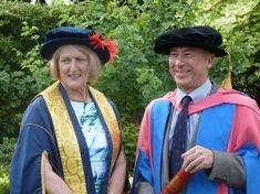The Chancellor of Cranfield University, Barbara Young with Blue Skies Founder and chairman, Anthony Pile