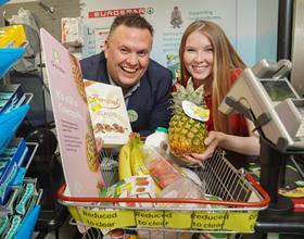 Darren Nickels, Head of Henderson Technology with Alice Morris, Team Gander Pic 2