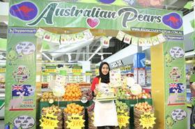 Aus pears Indonesia promotion