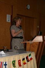 Jan Lloyd addressed delegates at the WUWM conference