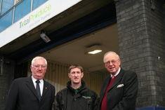 Left to right: Alan Shield, Patrick Spoors and Graham Broomhall