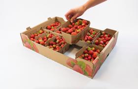 Smurfit Kappa paper packaging strawberries