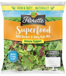 Florette Superfood Wild Rocket & Baby Kale 120g