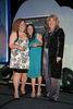 Hayford & Rhodes' Joanna and Laura Rhodes accept the award from New Covent Garden Market Authority ceo Jan Lloyd