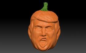 Trump pumpkin