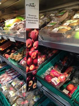 Morrisons Stone Fruit POS