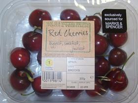 Marks and Spencer cherries