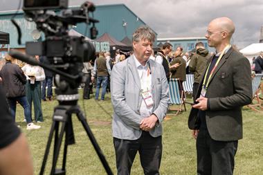 Martin Emmett was interviewed by Fred Searle at FPJ's flagship event on 10 June