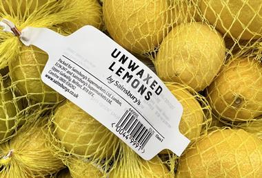 South African unwaxed lemons Sainsburys