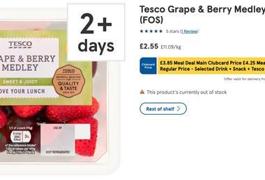 Tesco has recalled its Grape & Berry Medley