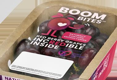 Boombites Red Berry Grapes were developed for over a decade by Bloom Fresh