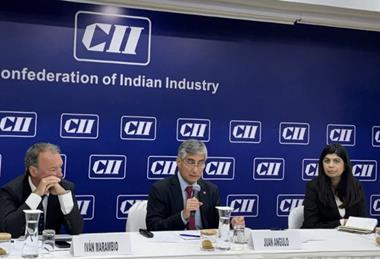 Chile trade visit to India